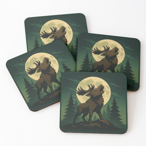 Item preview, Moose Howling designed and sold by Planetporridge.