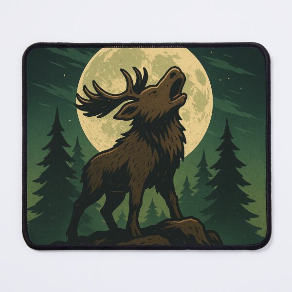 Item preview, Moose Howling designed and sold by Planetporridge.