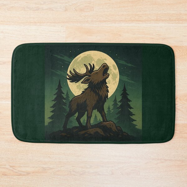 Item preview, Moose Howling designed and sold by Planetporridge.