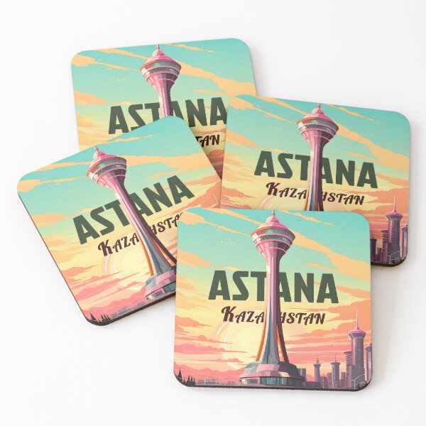 Item preview, Astana Kazakhstan Travel Poster Wall Home Decor Art designed and sold by GTwoThree.
