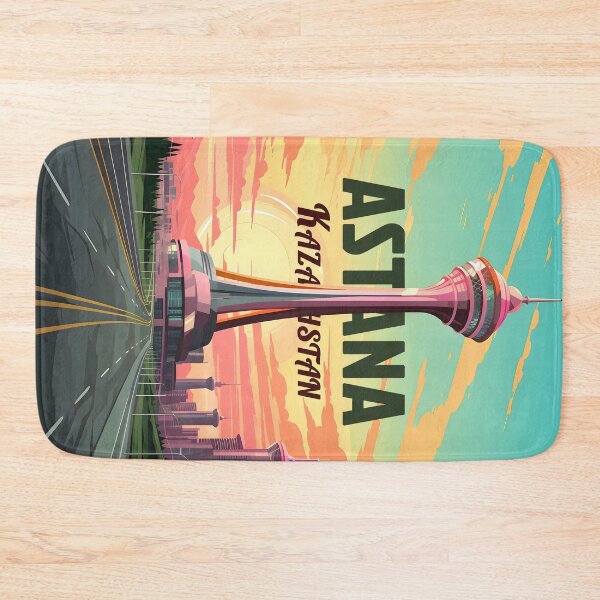 Item preview, Astana Kazakhstan Travel Poster Wall Home Decor Art designed and sold by GTwoThree.