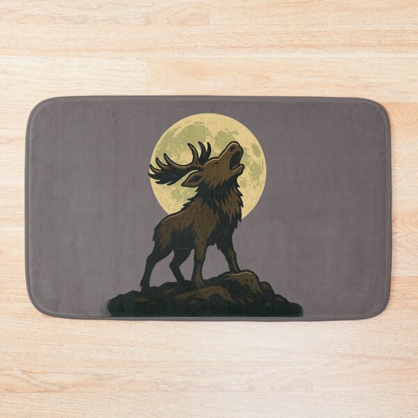 Item preview, Moose Howling at the Moon  designed and sold by Planetporridge.