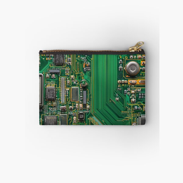Item preview, Circuit Board Texture – Detailed Microchip Components designed and sold by MonxArt.