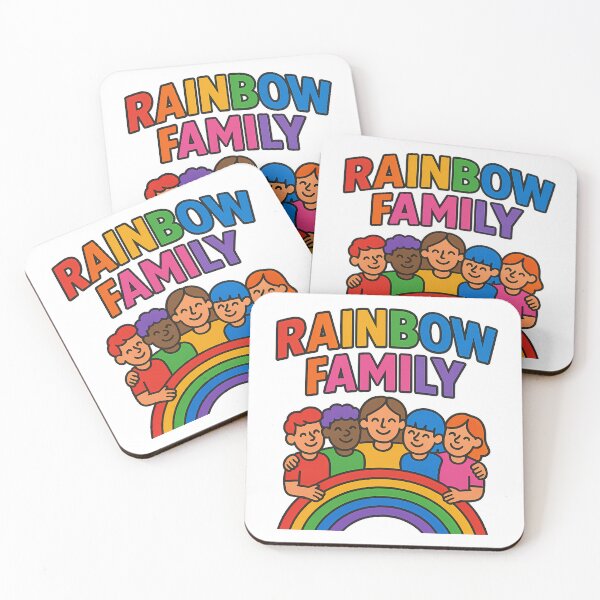 Item preview, Rainbow Family – Colorful Group Illustration designed and sold by Haus Of Sin.