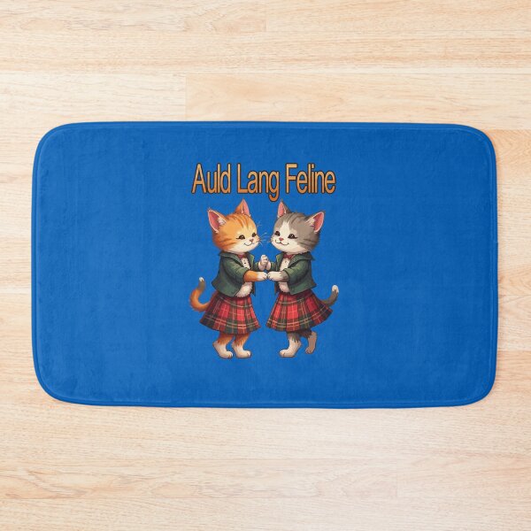 Item preview, Auld Lang Feline Orange Cats Dancing Ceilidh Celebration designed and sold by taiche.