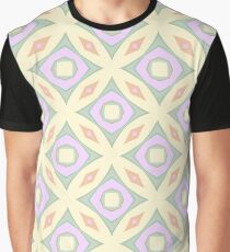 theme flower graphics the structure of the patterns star seamless colorful repeat pattern Graphic T-Shirt