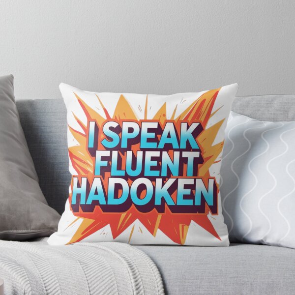 Item preview, I Speak Fluent Hadoken – Funny Retro Gamer Quote for Fighting Game Fans designed and sold by Amzeby.