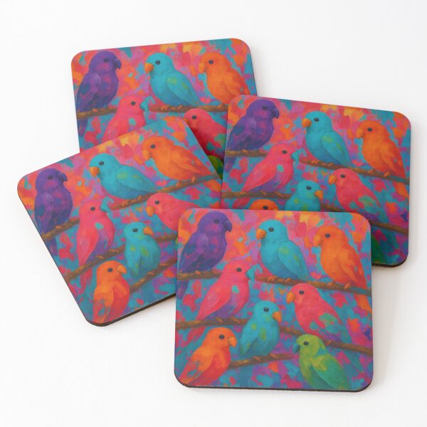 Item preview, Vivid Parrots , Expressive Pop Art designed and sold by  StickAndStyle .