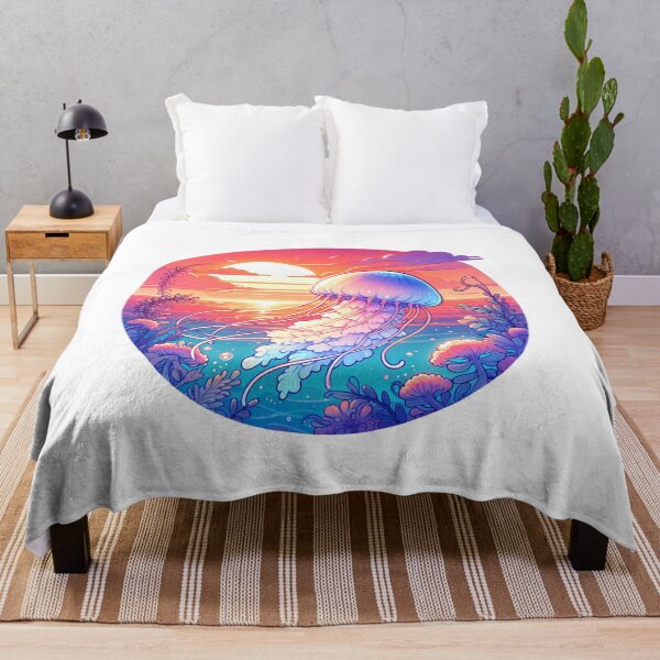 Item preview, Sunset jellyfish designed and sold by BritishDelights.