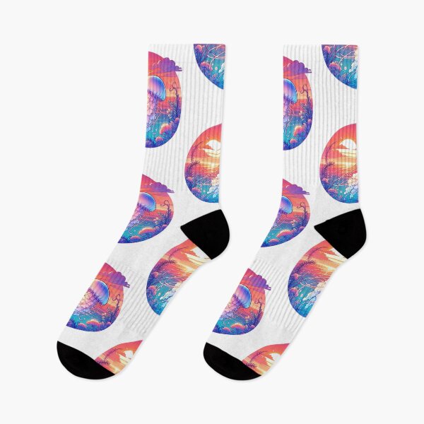 Item preview, Sunset jellyfish designed and sold by BritishDelights.