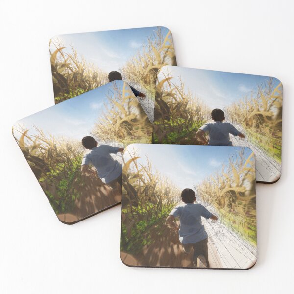 Item preview, Running through the shadows of corn designed and sold by Arthoughts.