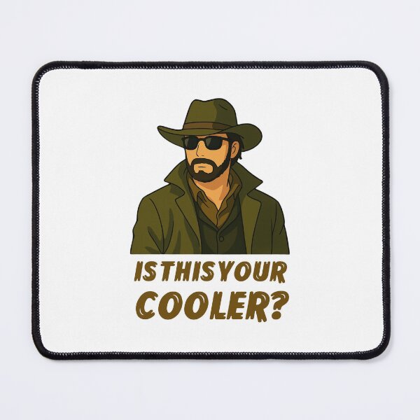 Item preview, Cowboy Attitude – “Is This Your Cooler?” – Western Grit Die-Cut Sticker – Made in the USA designed and sold by ezuldeen48.