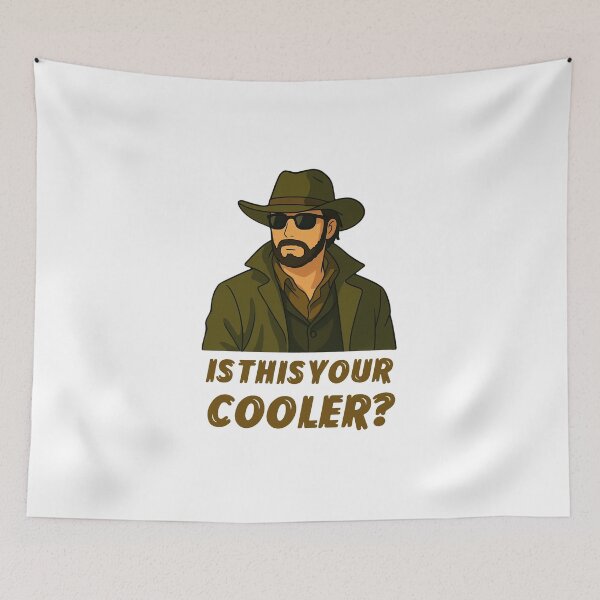 Item preview, Cowboy Attitude – “Is This Your Cooler?” – Western Grit Die-Cut Sticker – Made in the USA designed and sold by ezuldeen48.