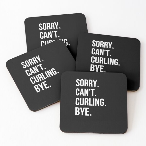 Item preview, Sorry. Can't. Curling. bye. funny Curling athlete humor designed and sold by snowry.