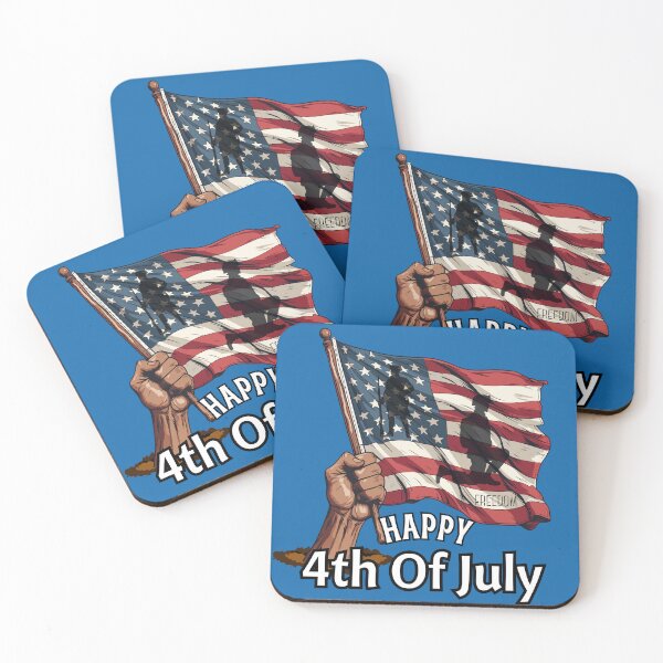 Item preview, Happy 4th of July Patriotic American Flag designed and sold by Lovemountain.