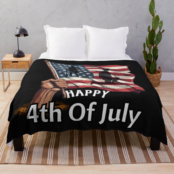 Item preview, Happy 4th of July Patriotic American Flag designed and sold by Lovemountain.