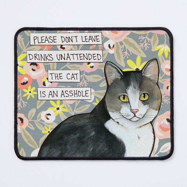 Item preview, Drinks Unattended Cat designed and sold by jamiemorathart.