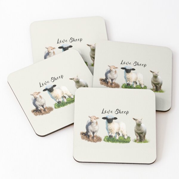 Item preview, Love Sheep Placement Print designed and sold by Jane Stanley Photography.