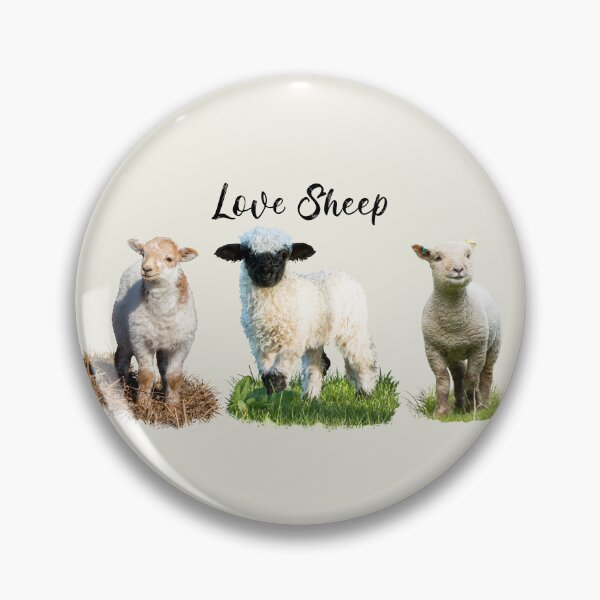 Item preview, Love Sheep Placement Print designed and sold by Jane Stanley Photography.