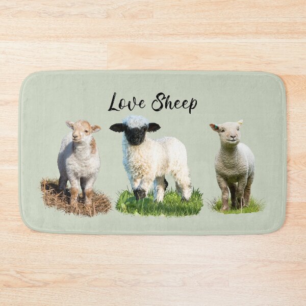 Item preview, Love Sheep Placement Print designed and sold by Jane Stanley Photography.