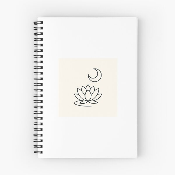 Item preview, Symbolic Lotus Flower and Moon designed and sold by TheBigbridge.