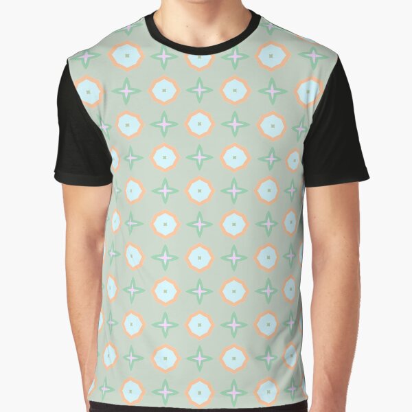 Item preview, lines symmetry designs the structure of the flower seamless colorful repeat pattern designed and sold by Abrahamjrnd.
