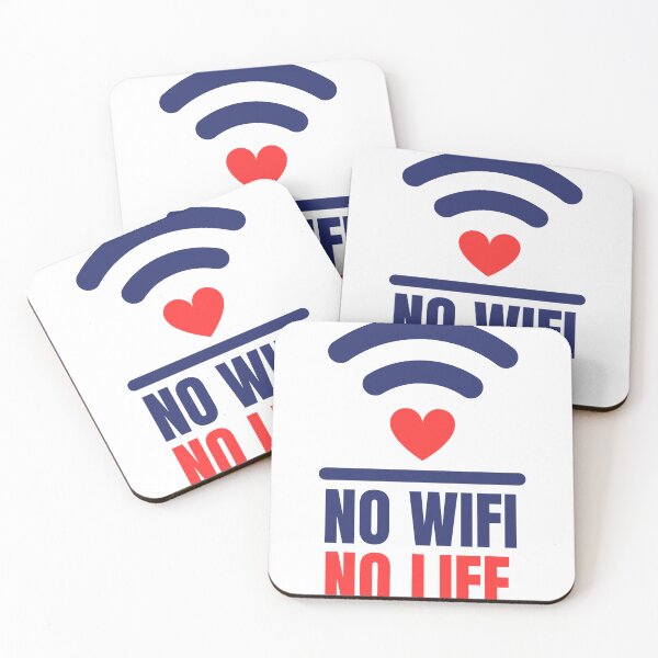 Item preview, No WiFi No Life - Funny Internet Lover Design designed and sold by Brain shot.