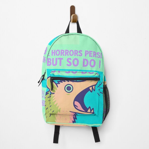 Item preview, The horrors persist, but so do I possum pop art neon green designed and sold by OpenArt.