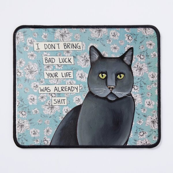Artikelvorschau, Pechschwarze Katze entworfen und verkauft von jamiemorathart.