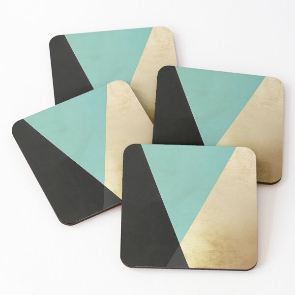 Item preview, Minimalist background with gold foil & geometry designed and sold by ArtHouseNiklas.
