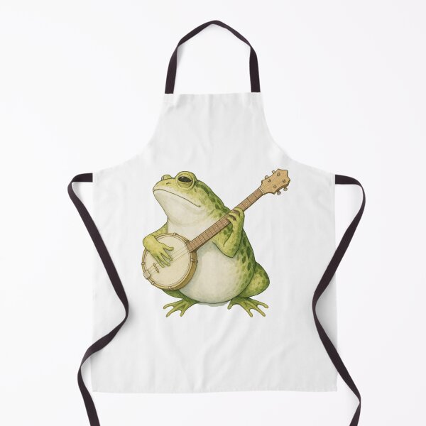 Item preview, Banjo-Playing Frog Sticker – Funny Bluegrass Toad – Waterproof Vinyl for Bottles & Cars designed and sold by ezuldeen48.