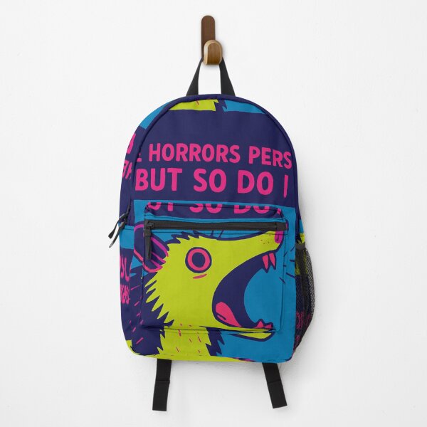 Item preview, The horrors persist, but so do I possum pop art dark blue designed and sold by OpenArt.