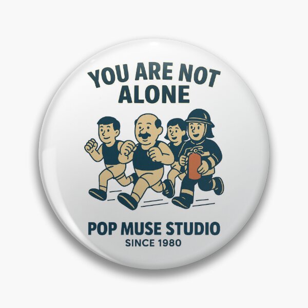 Item preview, YOU ARE NOT ALONE – Running with a Firefighter designed and sold by giant_ani.