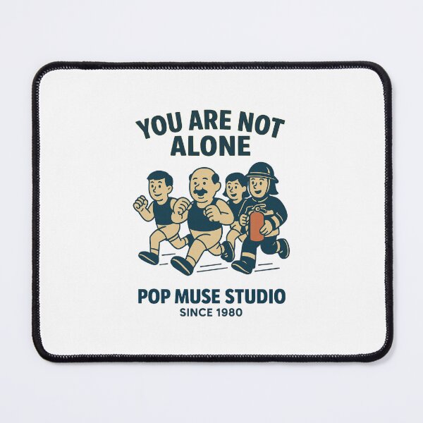 Item preview, YOU ARE NOT ALONE – Running with a Firefighter designed and sold by giant_ani.