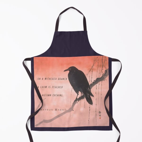 Item preview, Matsuo Bashō quote: On a withered branch A crow is perched An autumn evening designed and sold by artbleed.
