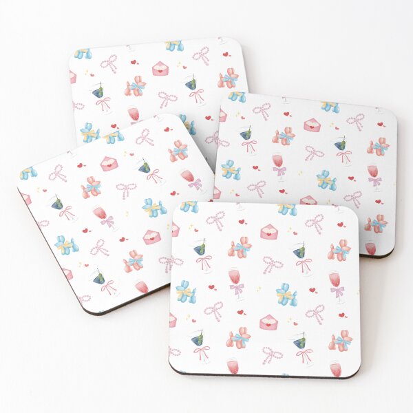 Item preview, Whimsical Party Pups & Pearls Pattern designed and sold by nuteling.