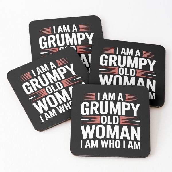 Item preview, I Am A Grumpy Old Woman I Am Who I Am - This gift is perfect for a strong, mature woman with attitude who proudly embraces herself just as she is – with humor, grumpiness, and honesty. designed and sold by ZyziowskyArt.