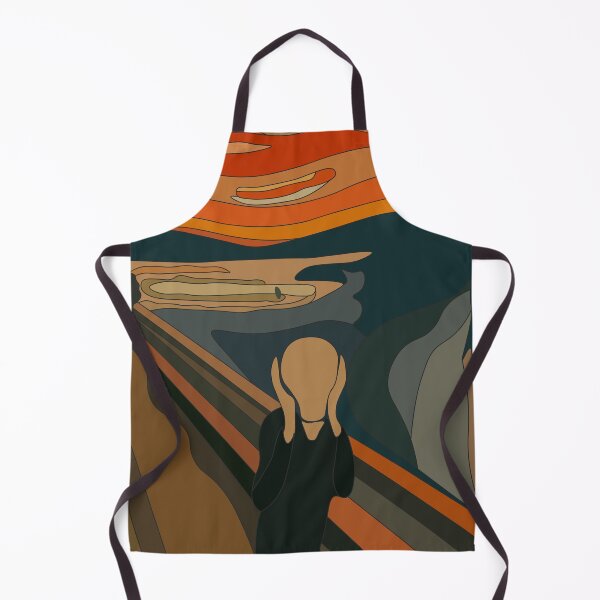 Item preview, The scream painting. Edward Munch inspired. Vector illustration designed and sold by Tanysha54.