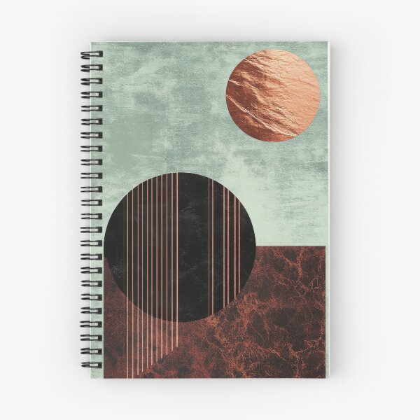 Item preview, Minimalist poster in copper & mint green designed and sold by ArtHouseNiklas.