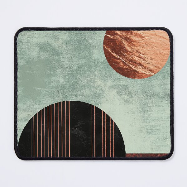 Item preview, Minimalist poster in copper & mint green designed and sold by ArtHouseNiklas.