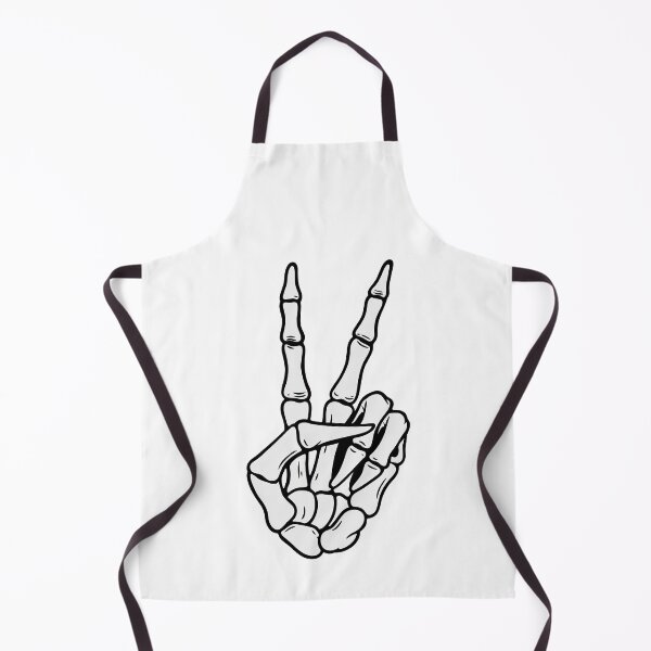 Item preview, Skeleton Hand Peace Sign Illustration designed and sold by ArtfulWeave.