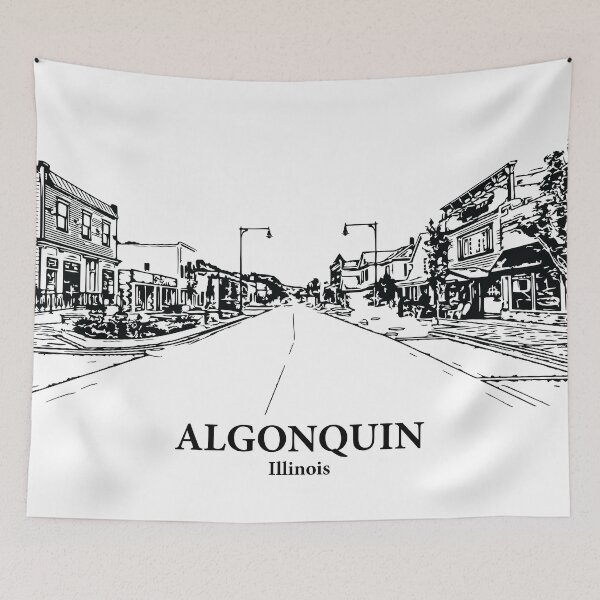 Item preview, Algonquin - Illinois designed and sold by Lakeric Cityscapes.