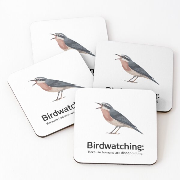 Item preview, Birdwatching Art Print with Humorous Wildlife Twist designed and sold by HustleBossLady247.
