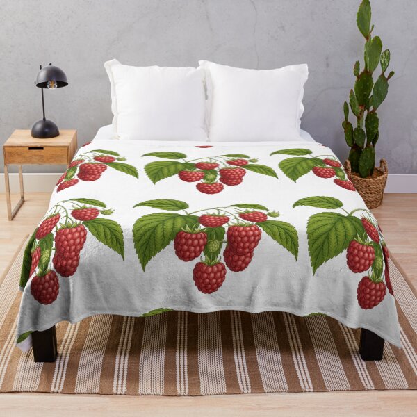 Item preview, Realistic Raspberry Botanical Illustration designed and sold by ArtfulWeave.