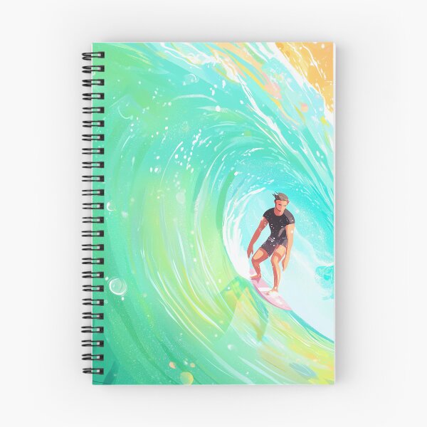 Item preview, "Ride the Light - Surf Art Print" designed and sold by Bizu Digitalart.