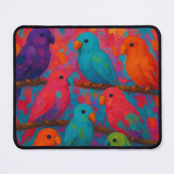 Item preview, Vivid Parrots , Expressive Pop Art designed and sold by StickAndStyle .