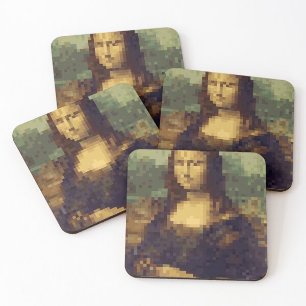Item preview, Pixel Art. The Illustration of Mona lisa Painting. designed and sold by Tanysha54.