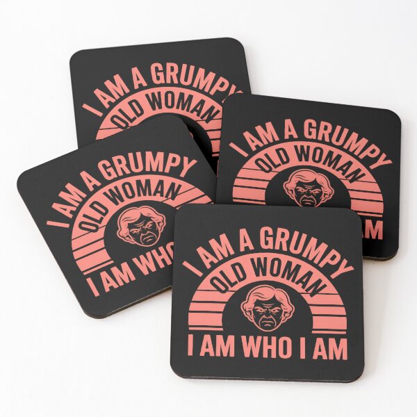 Item preview, I Am A Grumpy Old Woman I Am Who I Am - This gift is perfect for a strong, mature woman with attitude who proudly embraces herself just as she is – with humor, grumpiness, and honesty. designed and sold by ZyziowskyArt.