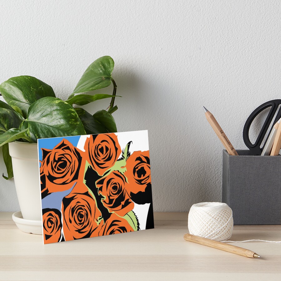 Roses Art Board Print