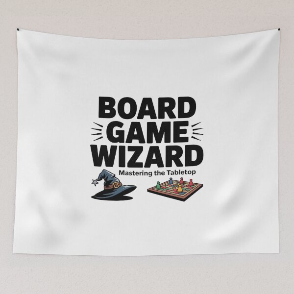 Item preview, Wizard Board Game Fantasy Art Print with Magical Vibes designed and sold by HustleBossLady247.